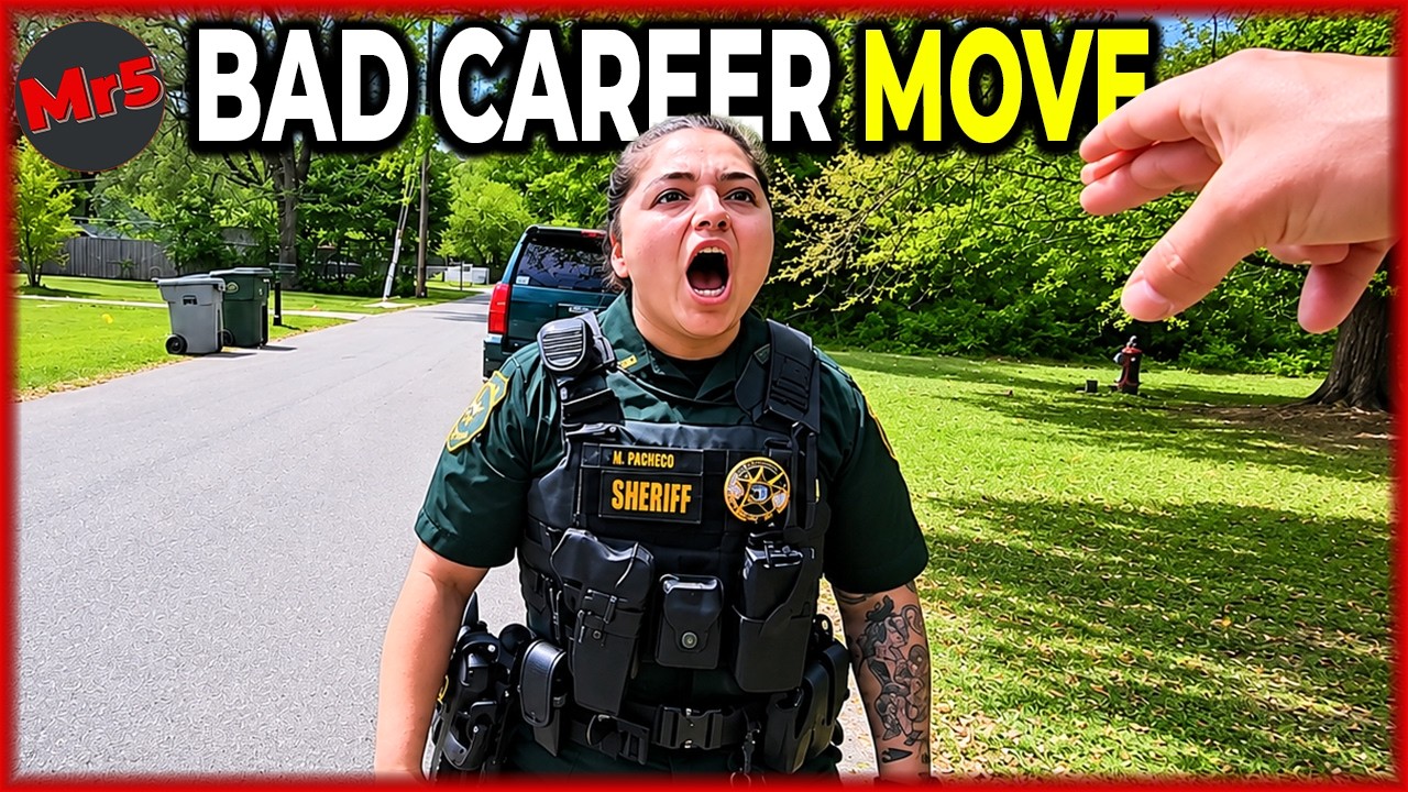 Female Cop Gets Triggered Over Public Filming And Regrets It Fast