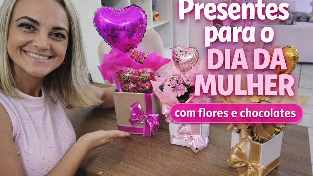 Mais duas opções para o dia da mulher com flores naturais e bombons 😍 e mais encomendas na loja 