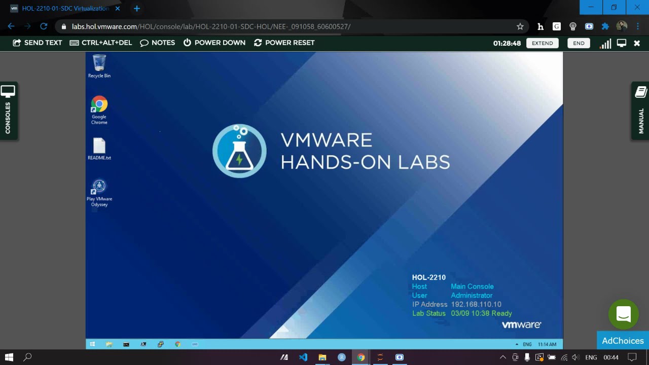 VMware Hands-on Labs Basics | CSE427