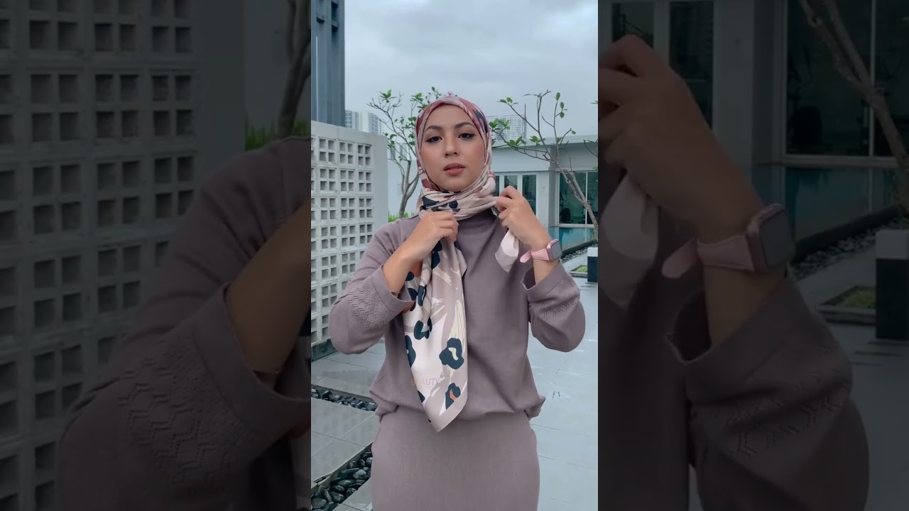TUDUNG BAWAL STYLE  \\ CARA BARU PAKAI TUDUNG BAWAL SIMPLE RINGKAS DAN CANTIK