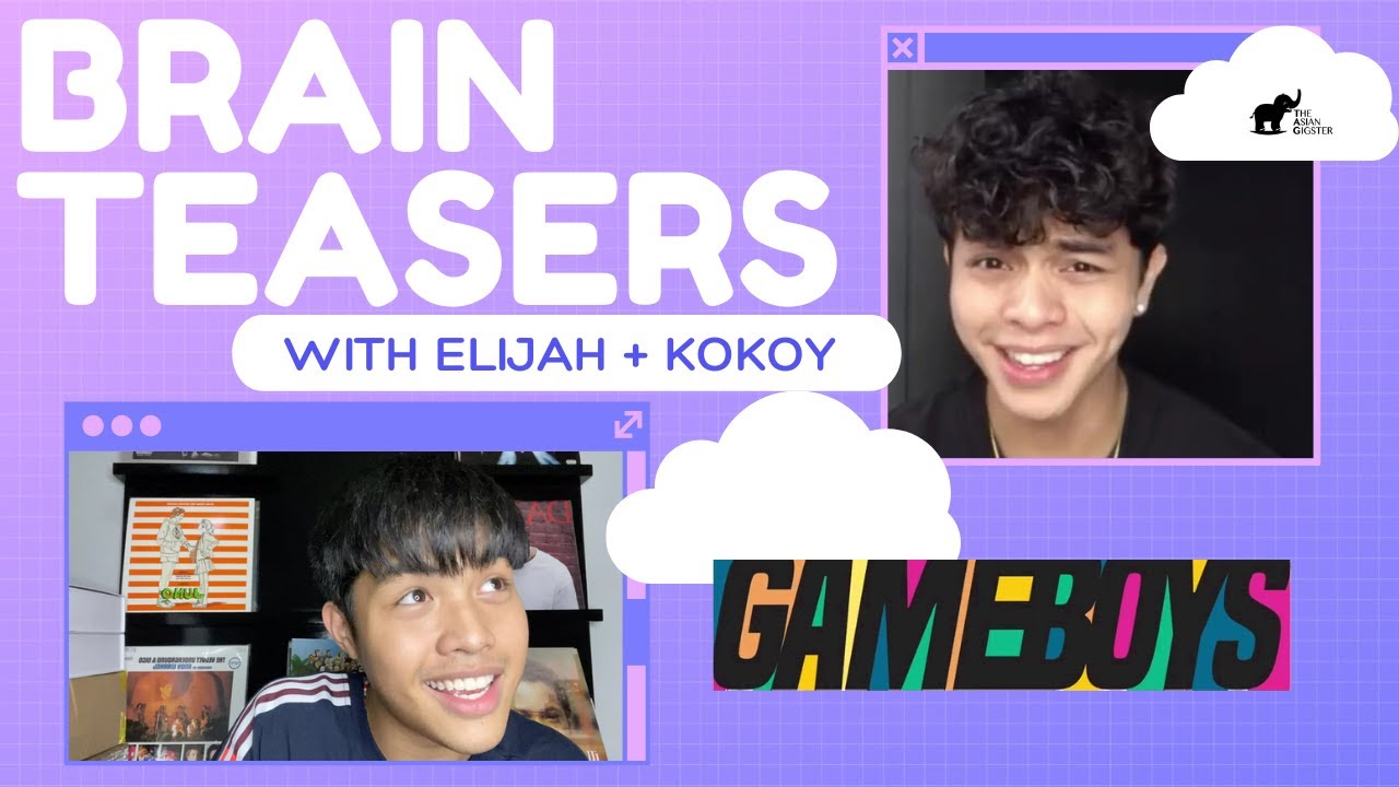 GAMEBOYS | Kokoy De Santos & Elijah Canlas | BRAIN TEASERS (Part 1 of 2 EXCLUSIVE INTERVIEW)