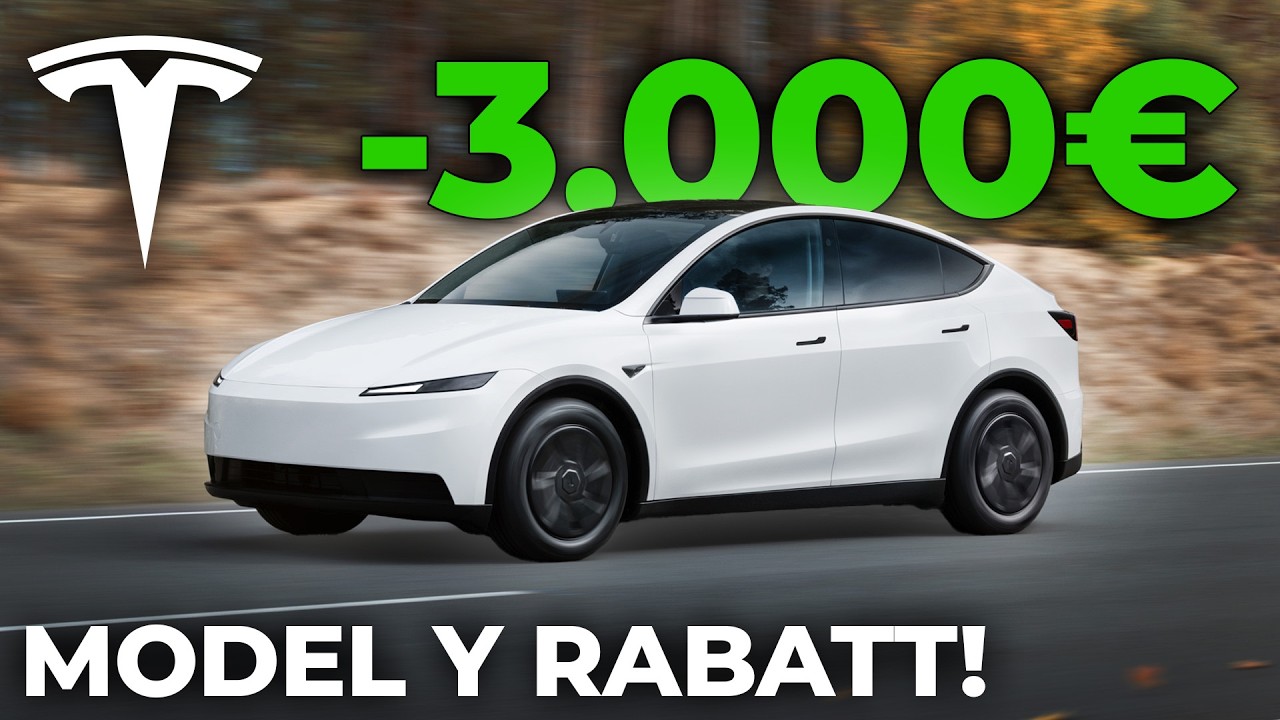 3.000€ Rabatt für das Tesla Model Y!