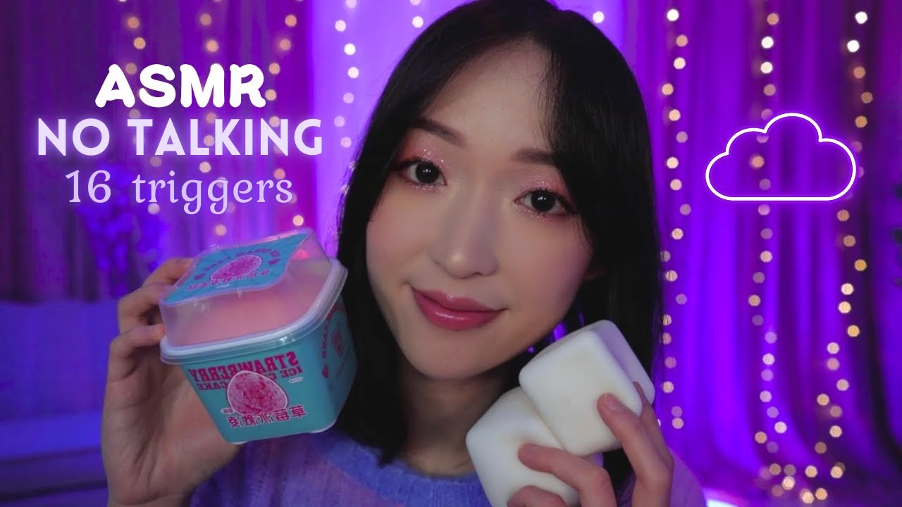 ASMR 💤 NO TALKING | 16 triggers pour une nuit paisible😴 (en binaural)