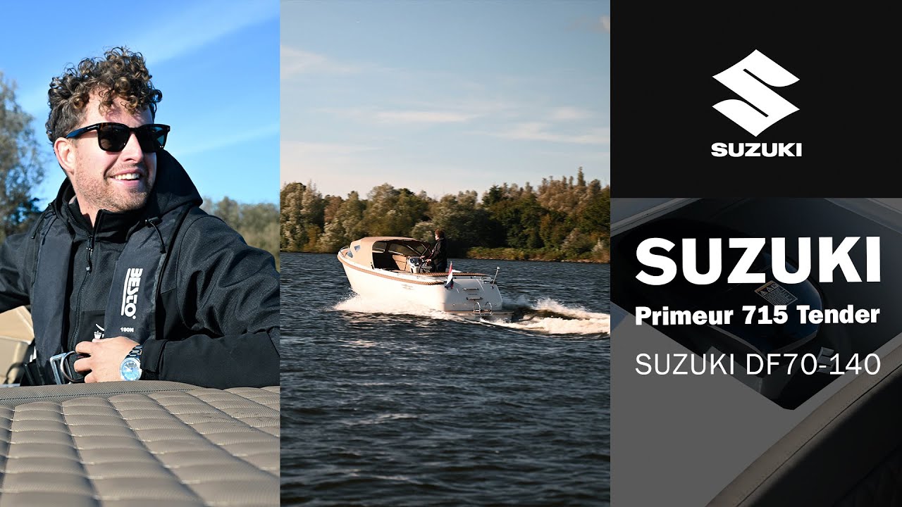 Primeur 715 Tender met Suzuki DF100BTL: een snelle en ruime Tender! / Suzuki Waterlife
