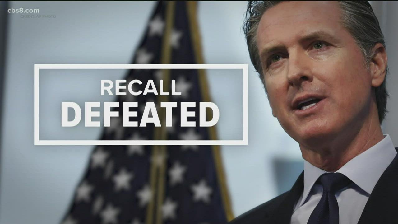 Recall election effort fails in California, Newsom to stay in office