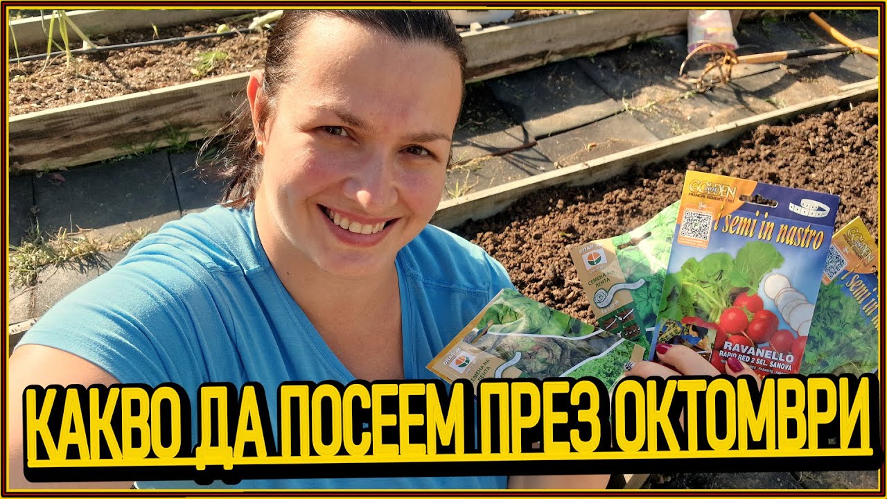 Есента дойде🍂, но градината ни не спира! 🌿Какво сеем през октомври?🌱| Живот на село с Дидо и Кали