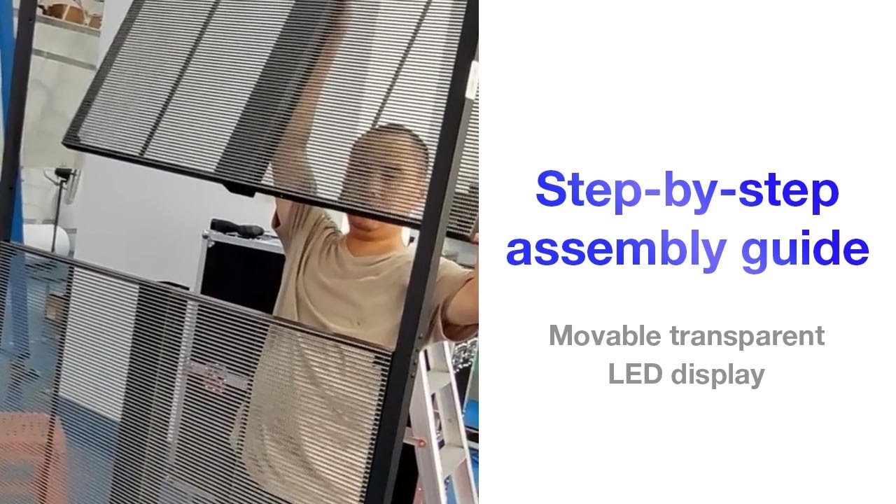 Step-by-Step Guide: Installing Kensun's Movable Transparent LED Display