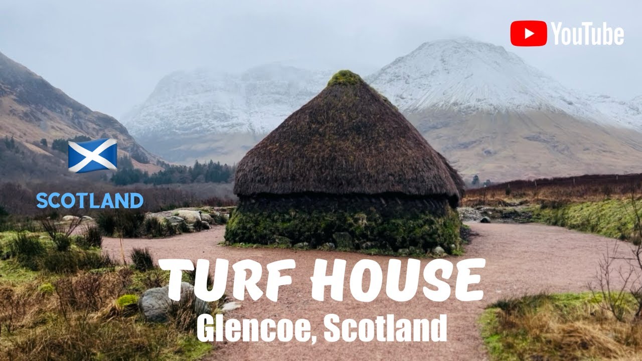 Turf House (Winter) - Glencoe, Scotland