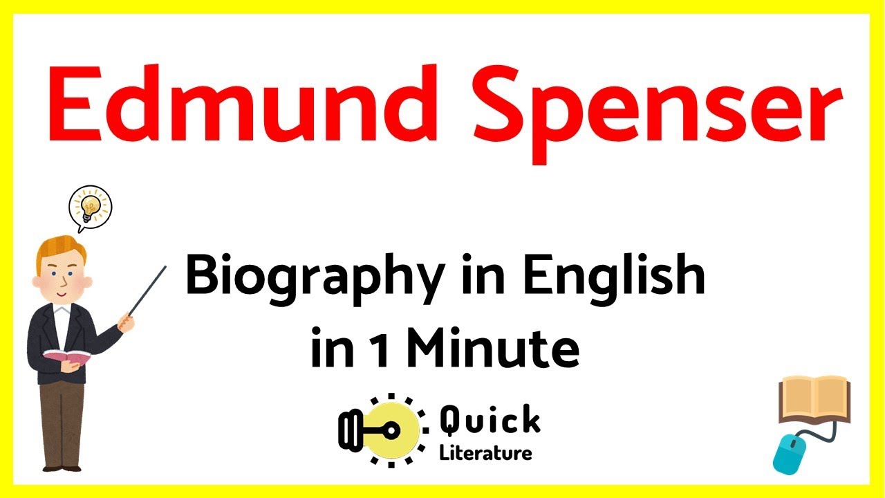 Edmund Spenser Biography in 1 minute | British Literature Short Audio Video Notes