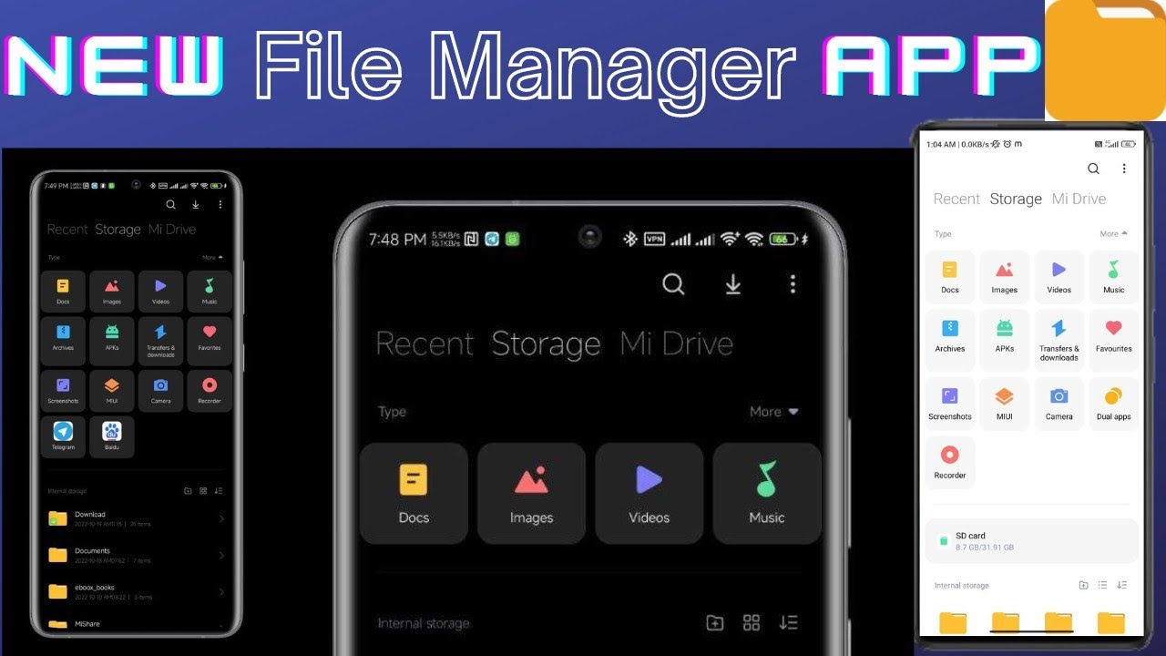 MIUI File Manager New App Update Released | New UI And Features | #tamil