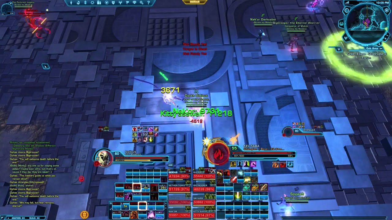 Heirad, Ciphas and Kel&rsquo;sara - Terror from Beyond Nightmare Mode