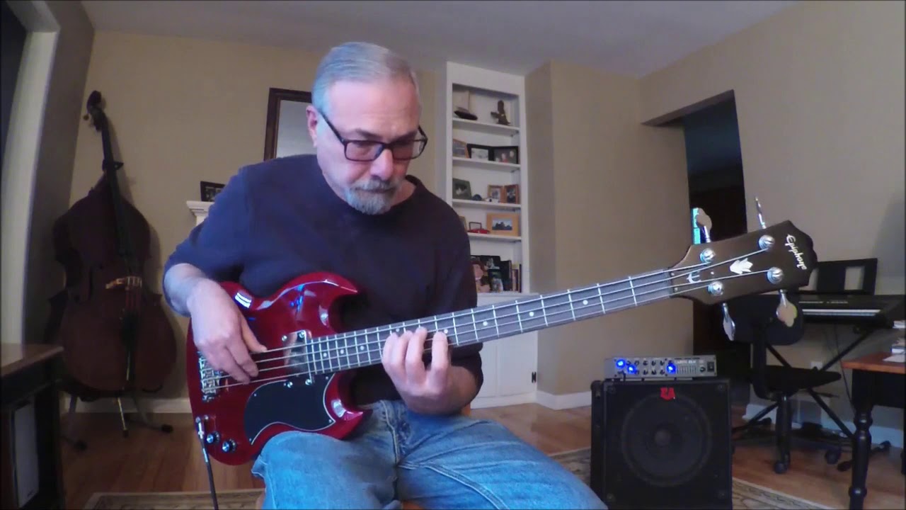 Bouree - Jethro Tull - J.S. Bach played on an Epiphone EB-0