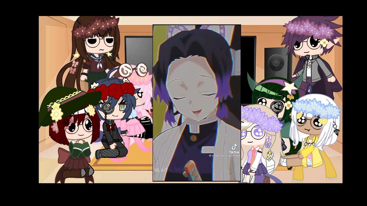 danganronpa react to kokichi as shinobu (danganronpa x demon slayer ) short
