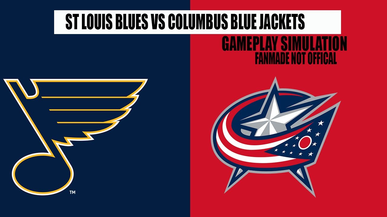 St Louis Blues vs Columbus Blue Jackets | Gameplay Simulation | Fan-Made