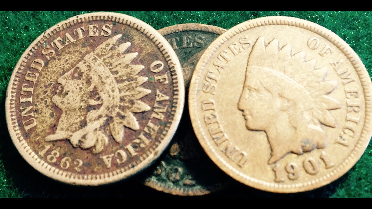 High & Low Valued Indian Head Pennies (1859-1909)