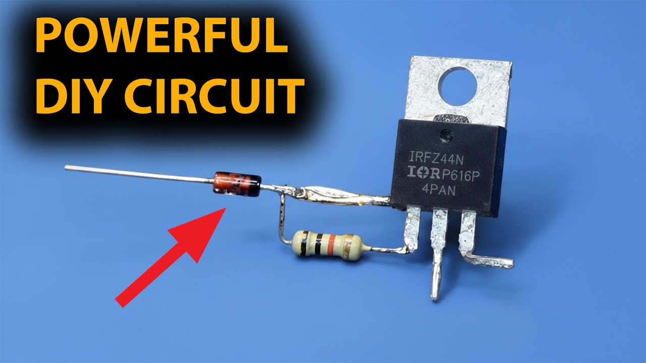 This MOSFET Regulator Is Extremely Powerful | Fixed 5.1V DIY Circuit