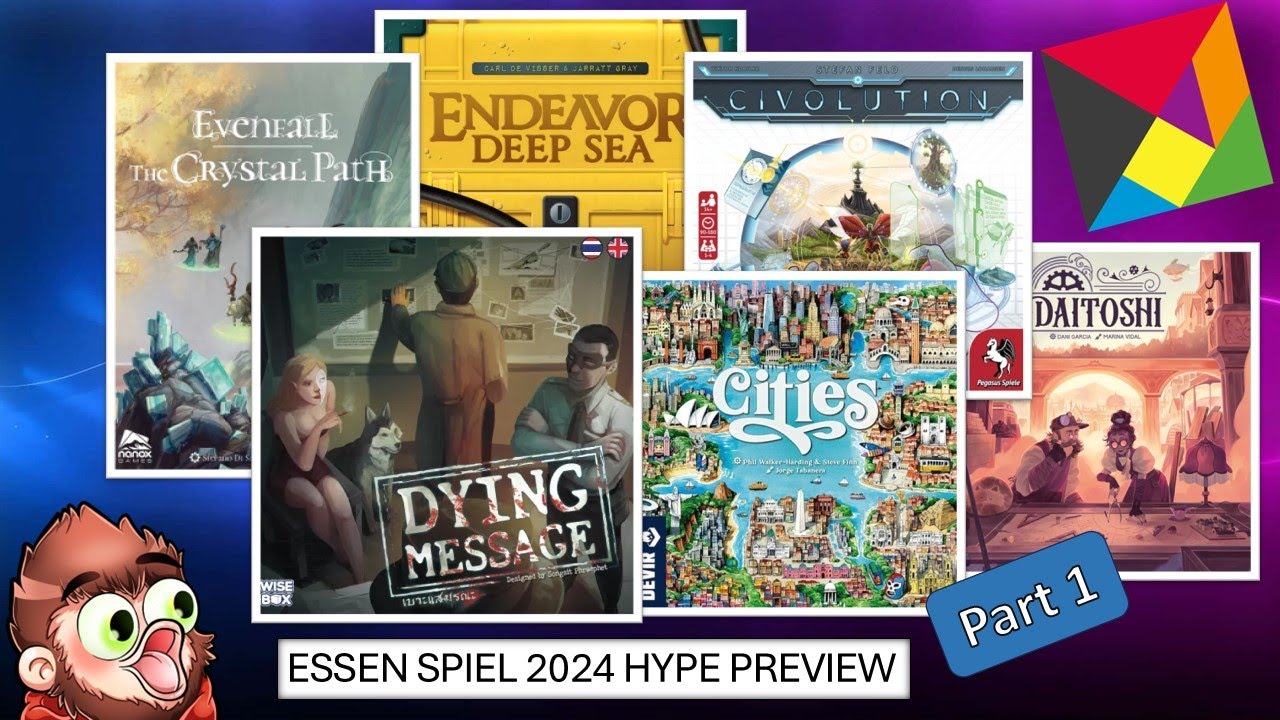 Essen Spiel 2024 Hype Part 1 - Auf diese Spiele freue ich mich! | Rice & Dice