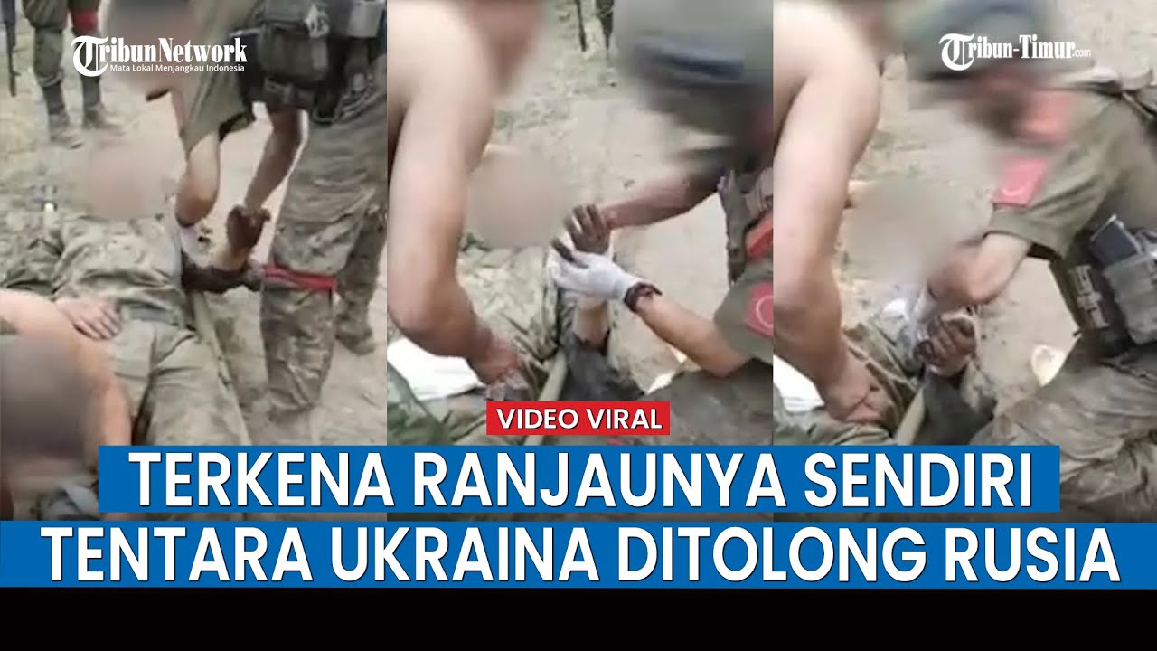 Tentara Ukraina Terkena Ranjau yang Ditanam Sendiri, Dibantu Prajurit Rusia