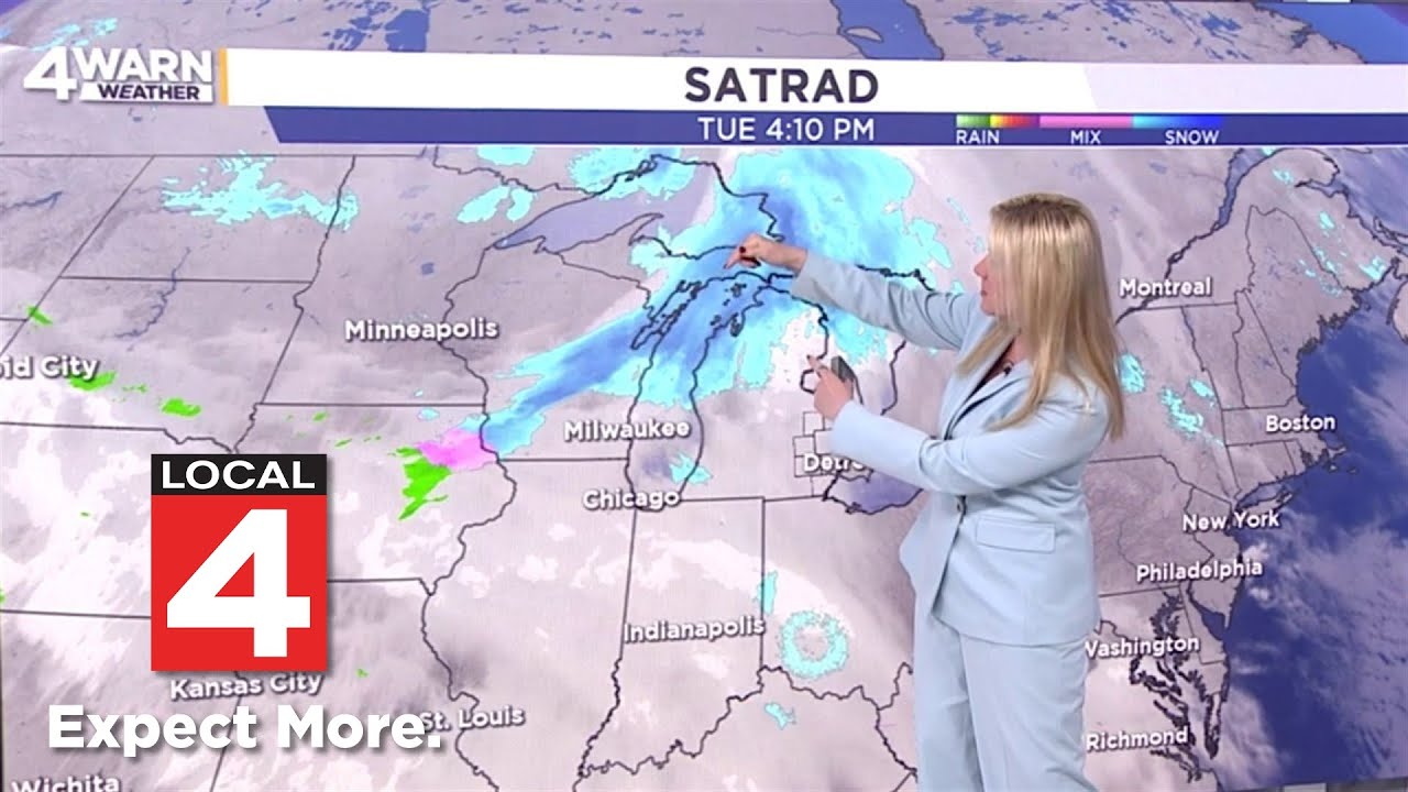 Metro Detroit weather forecast, Feb. 24, 2026  -- 4 p.m. Update
