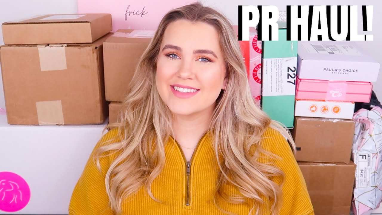 MASSIVE PR UNBOXING! FREE MAKEUP HAUL! | Paige Koren