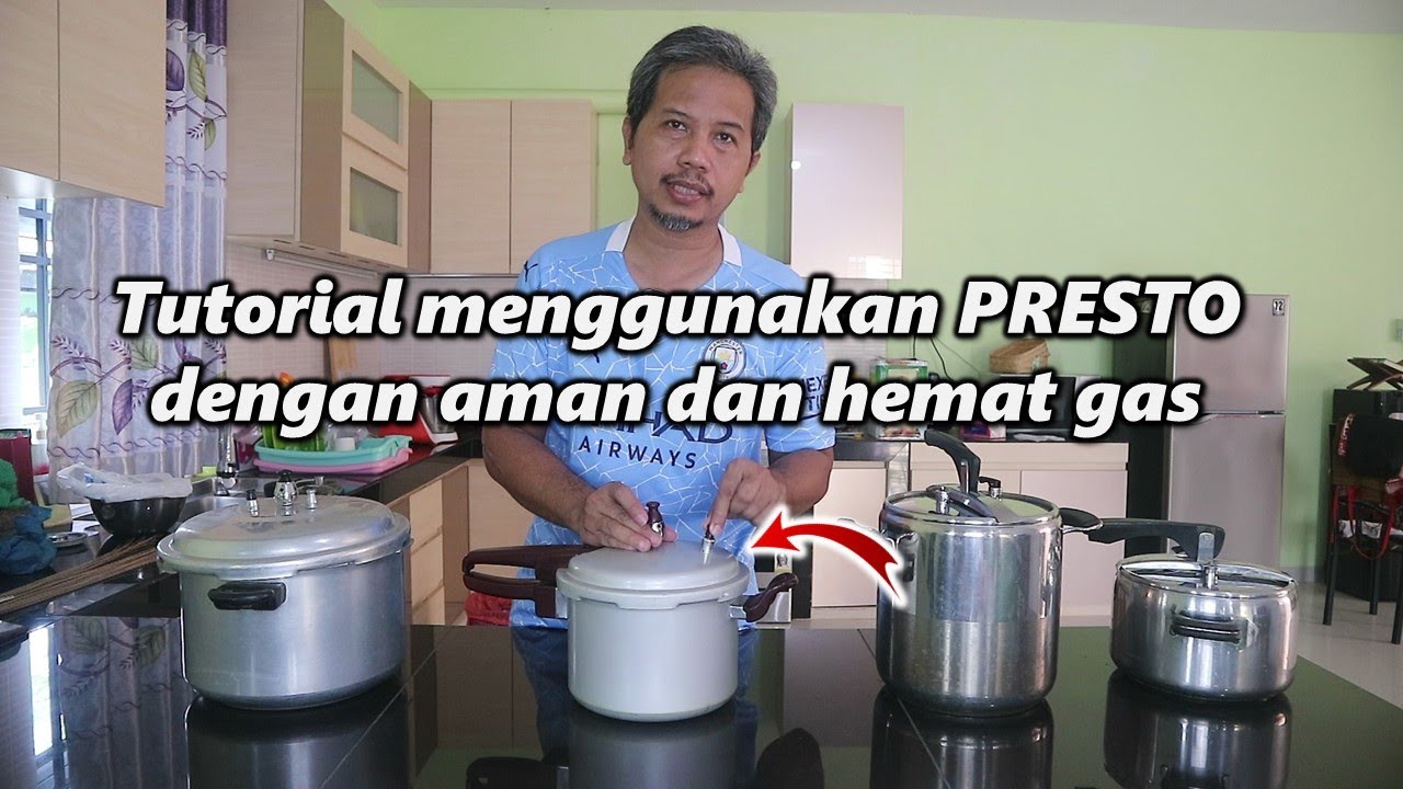 Tutorial aman dan hemat menggunakan panci Presto / Panci tekan / pressure cooker