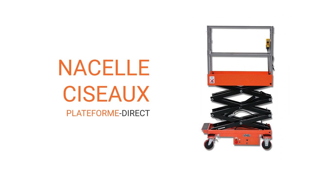 Nacelle ciseaux | Plateforme direct