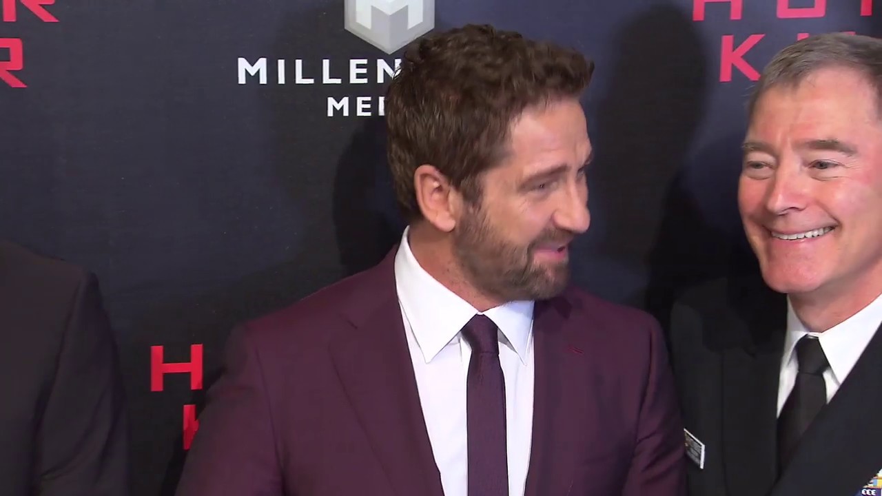 Hunter Killer NY Premiere B-Roll || #SocialNews.XYZ