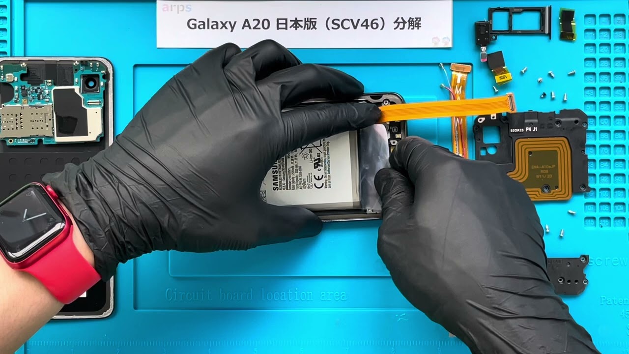Galaxy A20 分解動画
