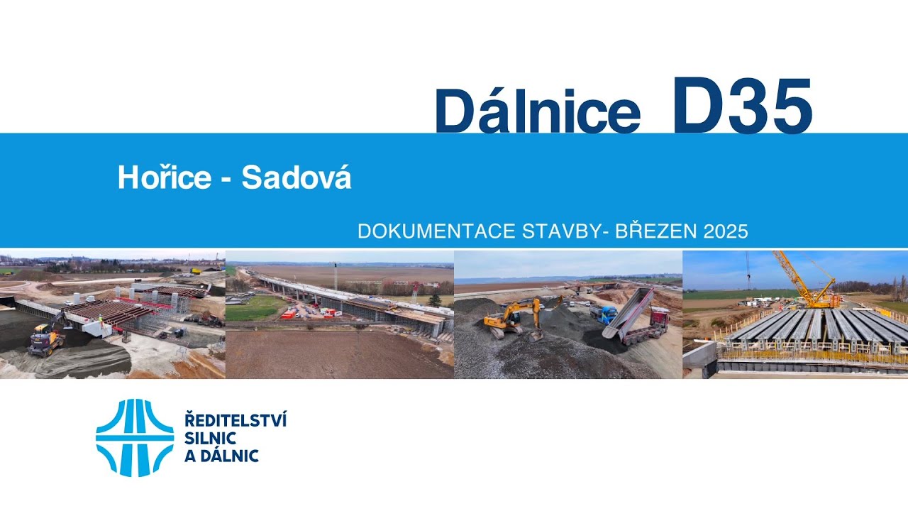D35 Hořice–Sadová (dokumentace stavby 03/2025)