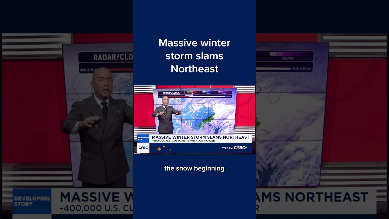 Massive winter storm slams Northeast