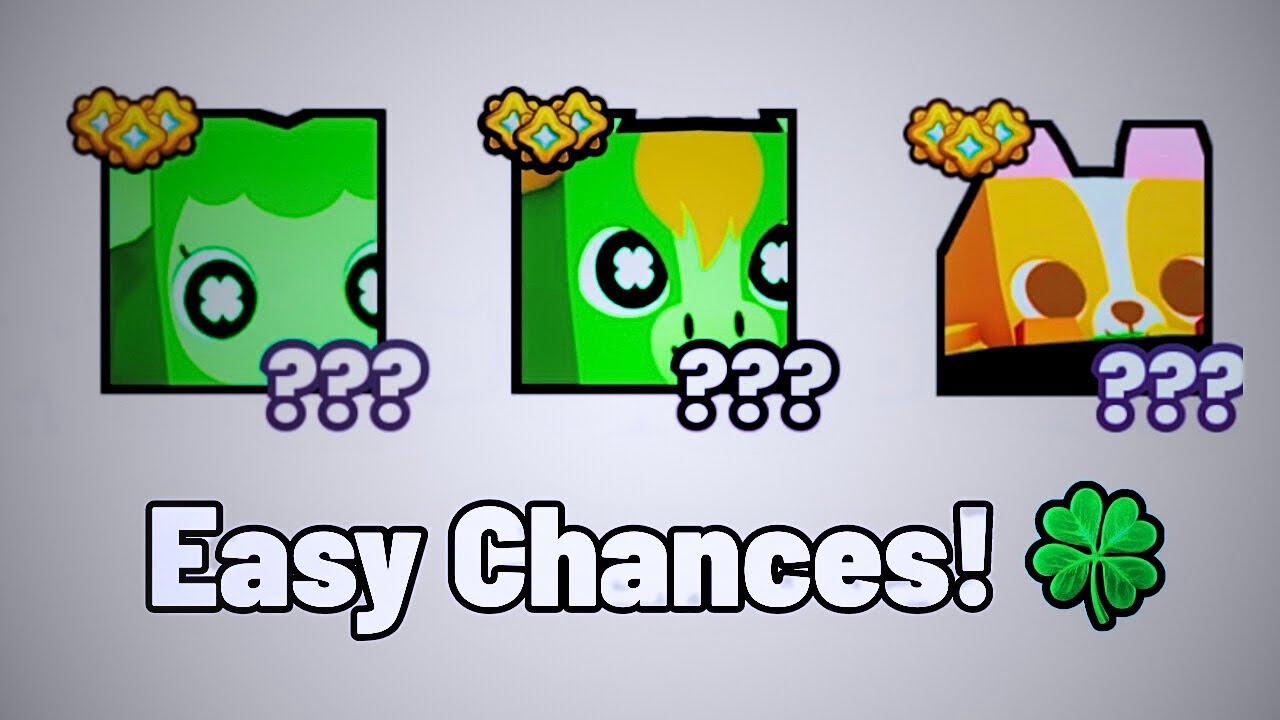 EASY CHANCES! 🍀 All Chances For New Pets in Lucky Raid Update in Pet Simulator 99! 🍀🌈