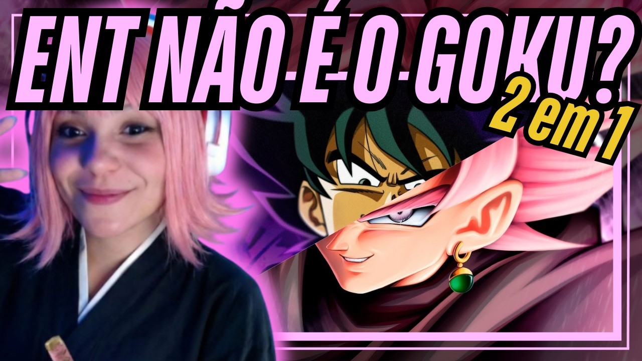 2 EM 1 - GOKU BLACK | Nova Cria&ccedil;&atilde;o AniRap + Rap do Goku Black 7MZ | RAPHUMI REACT | REAGINDO
