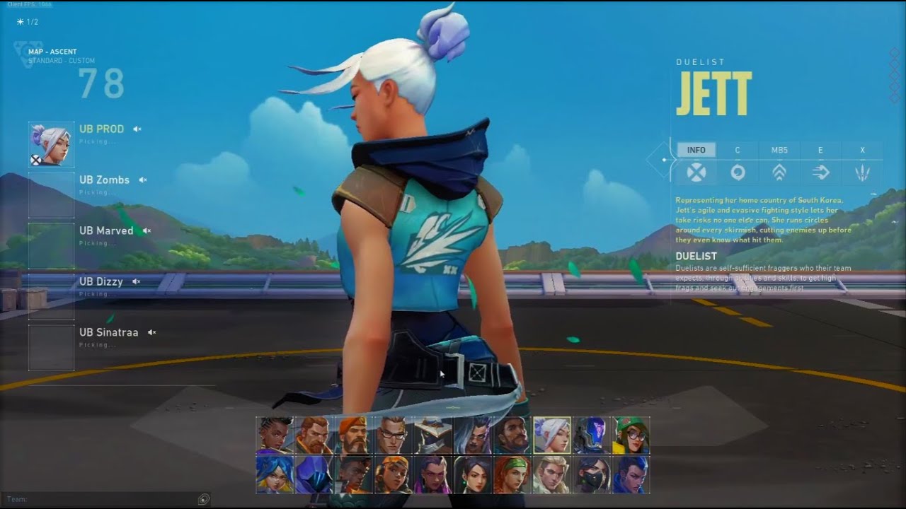 PROD JETT GAMEPLAY | 5v5 CUSTOMS | FULL MATCH VOD