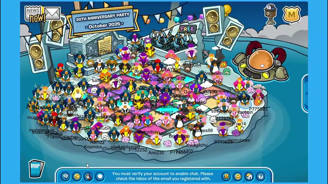 o iglu virou!!! club penguin journey 3th aniversary