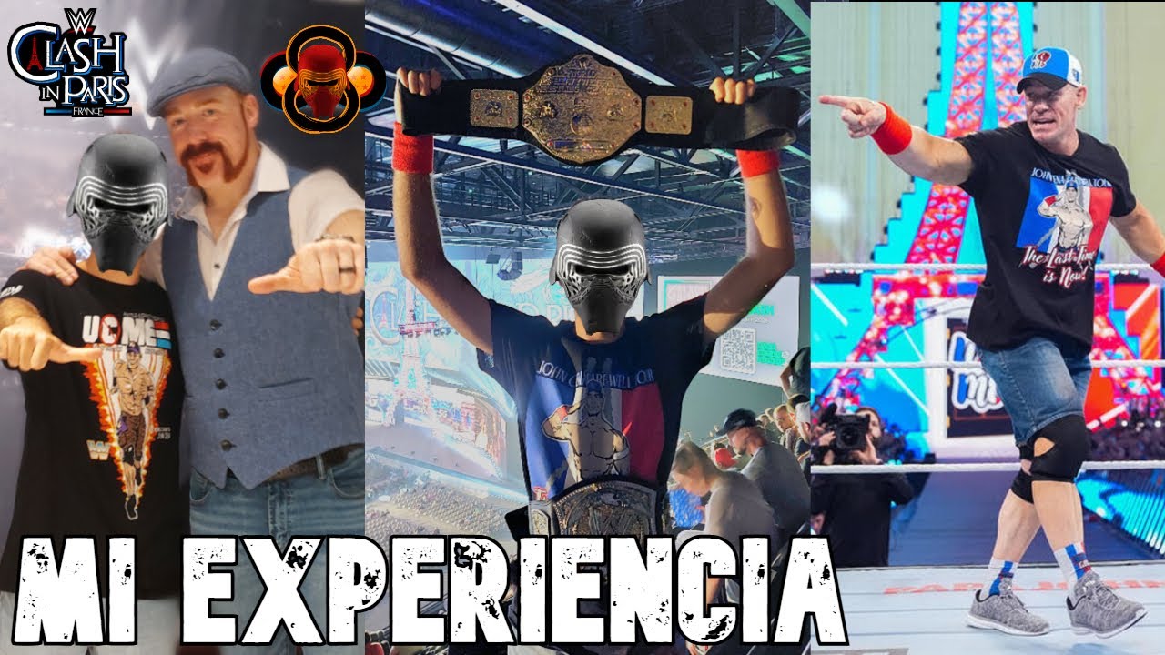 Vlog Clash In Paris: GrMm88 conoce a Sheamus, ve luchar a John Cena y el show BZW con Bobby Lashley