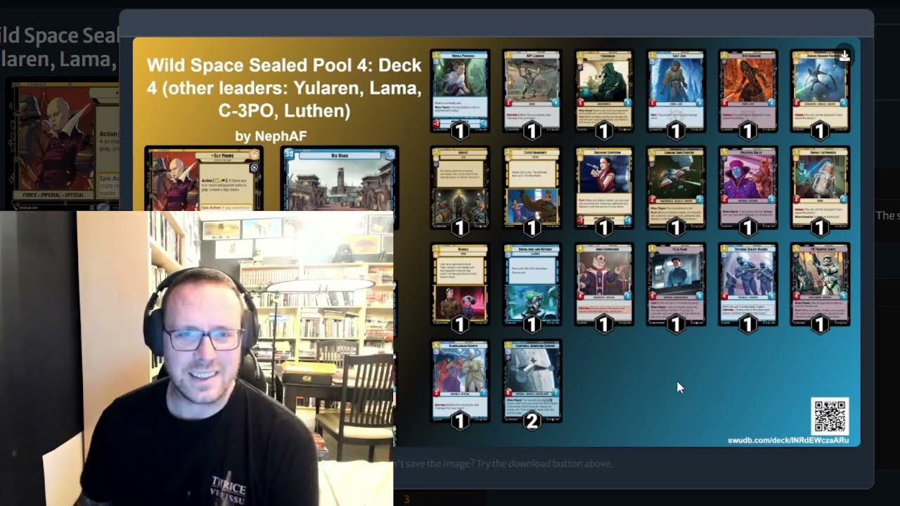 SWU SEC Sealed PQ Prep: Deck Builds Part 4