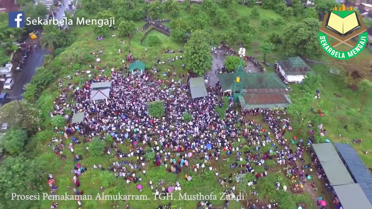 Pemakaman Almukarram TGH. Musthofa Zuhdi Sekarbela 18 april 2018