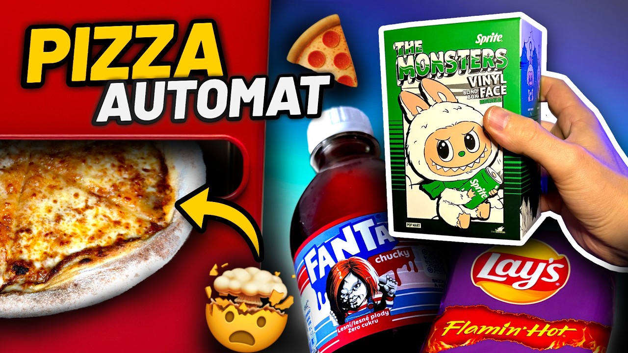 PIZZA AUTOMAT 🤯 nová FANTA a EXTRÉMNÍ LÍVANCE.