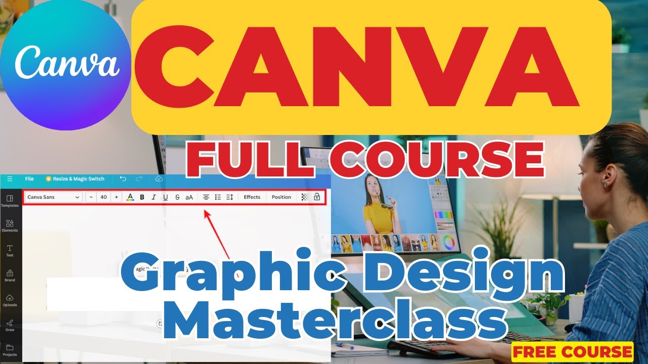 Canva Masterclass 2025: From Beginner to Pro | Complete Graphic Design Course  | Canva Full Course