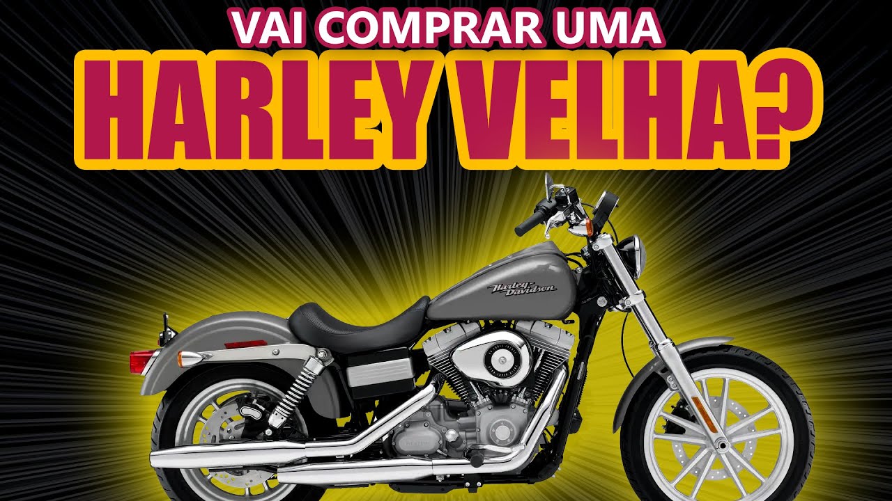 Vai comprar uma Harley Davidson velha? (Dyna Super Glide 2008)