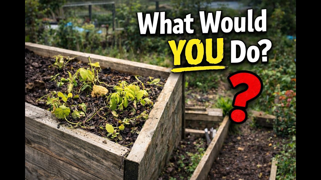 What Would You Do? Raised Bed Advice, Homemade Compost & Allotment Tour