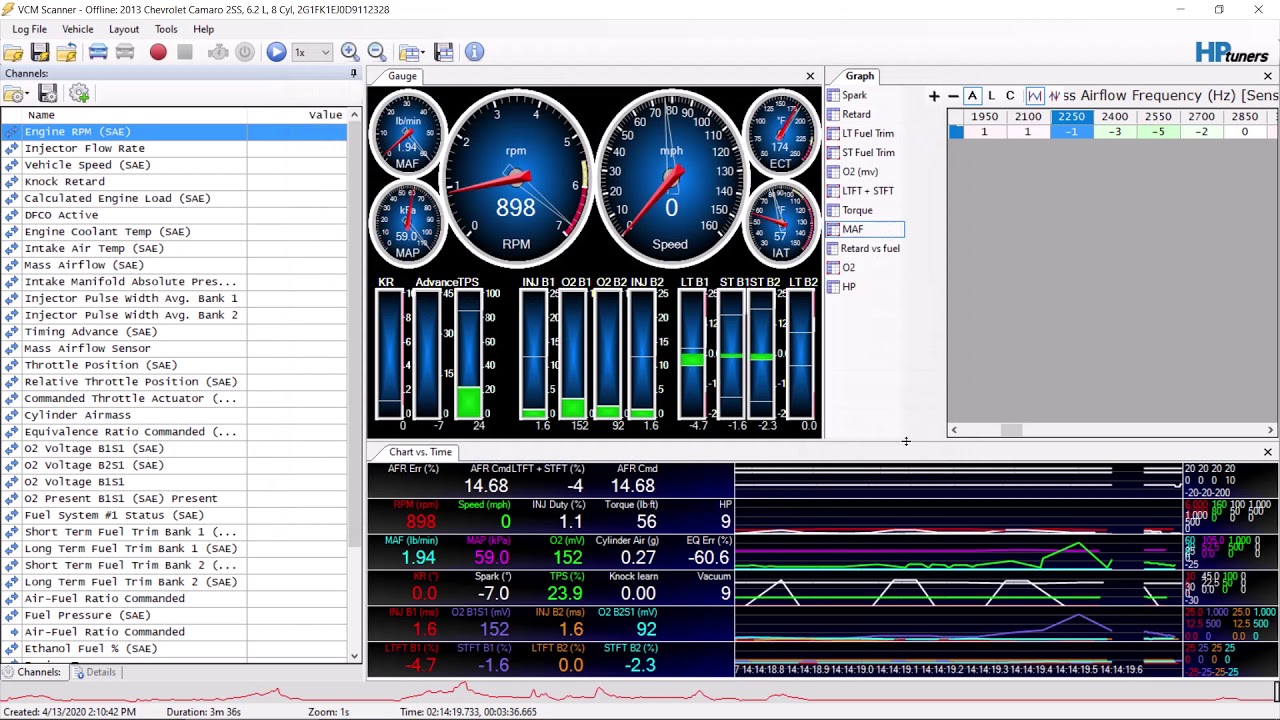 GM gen IV maf tuning