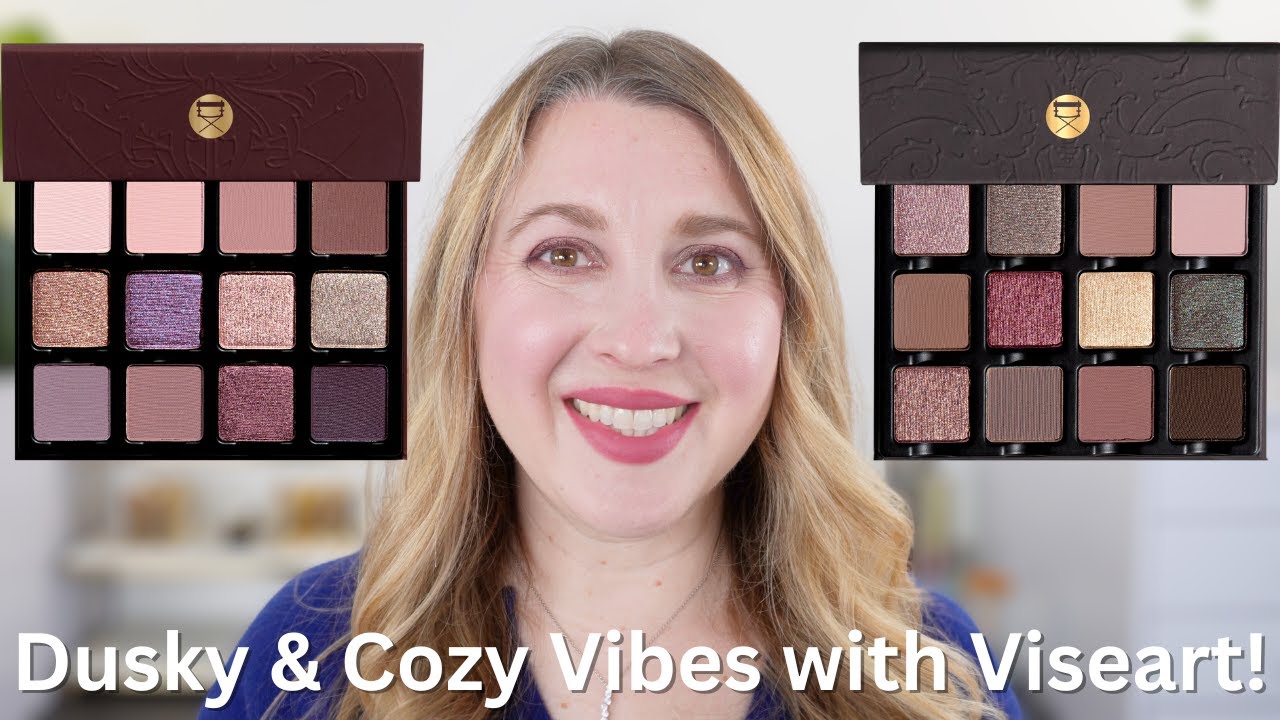 VISEART Cashmerie Charmeuse & Violette Vespertine | Swatches, Demos, Comparisons