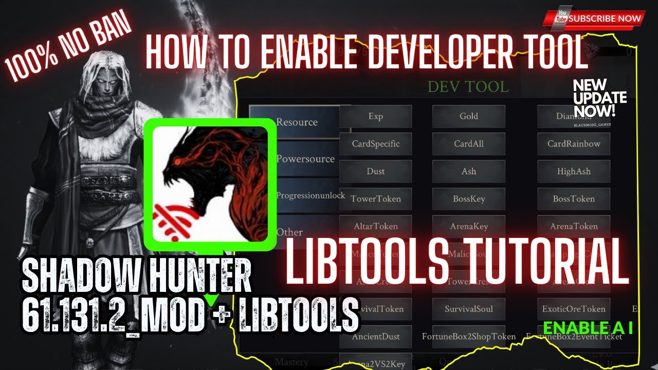 Мод Shadow Hunter 60.131.2 с Libotools #shadowhuntermod