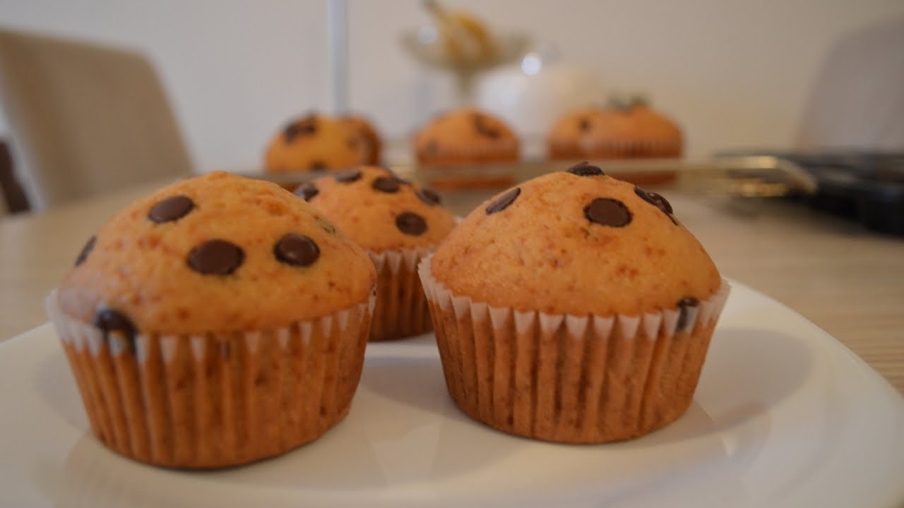 MUFFINS DE VAINILLA CON CHOCOCHIPS 👌