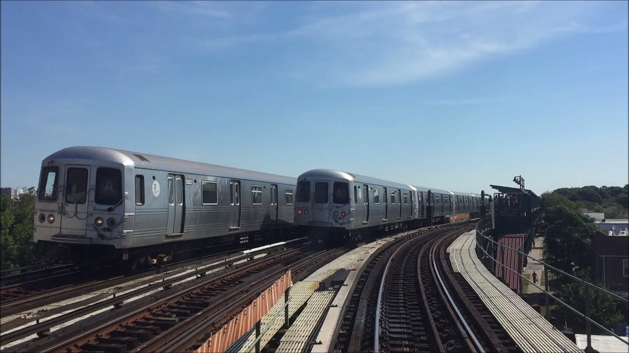 NYC Subway Nostalgia HD 60fps: BMT AB Standard 2390 RFW Ride To The Rockaways (8/27/16)