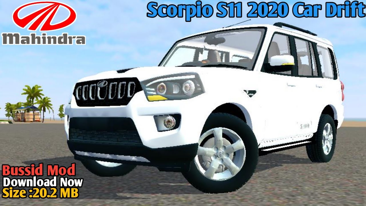 Mahindra Scorpio S11 Car Drift In Bus Simulator Indonesia -Scorpio S11 Mod Bussid - Android Gameplay
