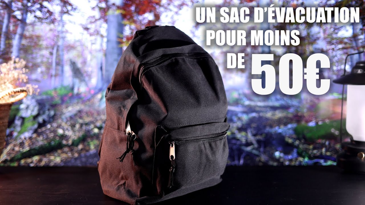 Créer un sac d'évacuation pour moins de 50€, possible ?