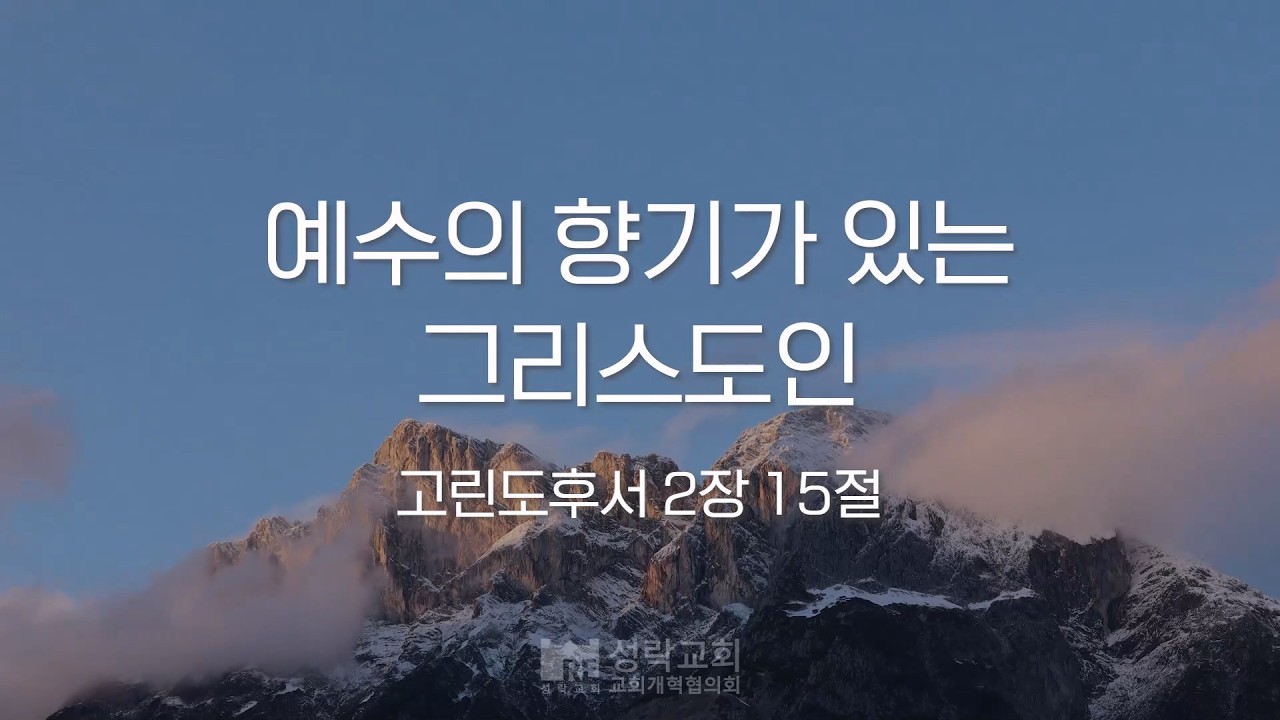 [성락교회] 오늘의 양식 