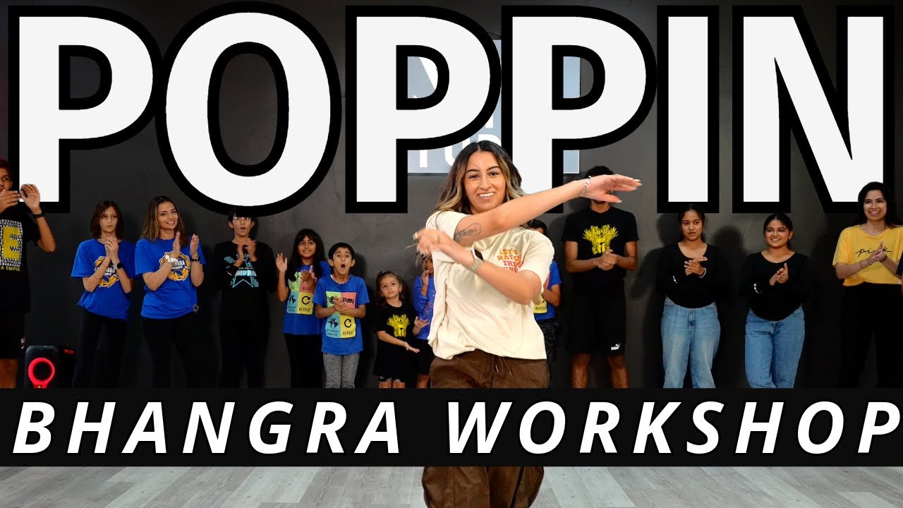 POPPIN BHANGRA WORKSHOP | DILJIT DOSANJH | BHANGRA EMPIRE